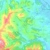 Mappa topografica La Serra, altitudine, rilievo