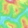 Mappa topografica Guzzano, altitudine, rilievo