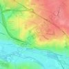 Mappa topografica Le Goyer, altitudine, rilievo