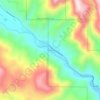 Mappa topografica Pine Cliffs, altitudine, rilievo