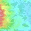 Mappa topografica Ban Mae Aen, altitudine, rilievo