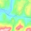Mappa topografica Bardwell, altitudine, rilievo