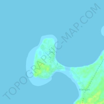 Mappa topografica Puro, altitudine, rilievo
