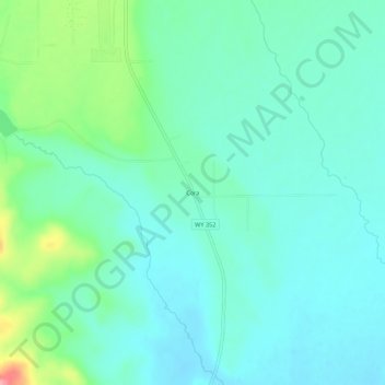 Mappa topografica Cora, altitudine, rilievo