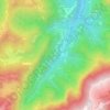 Mappa topografica Col dei Silvestri, altitudine, rilievo