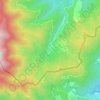 Mappa topografica Las Illas, altitudine, rilievo