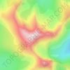 Mappa topografica Caisteal Abhail, altitudine, rilievo