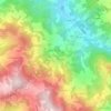 Mappa topografica Morano, altitudine, rilievo