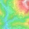 Mappa topografica Lancisa, altitudine, rilievo