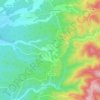 Mappa topografica Canelas, altitudine, rilievo