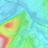 Mappa topografica Le Mont Gosse, altitudine, rilievo