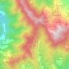Mappa topografica Kuleti, altitudine, rilievo