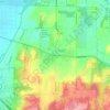 Mappa topografica Hannans Corner, altitudine, rilievo