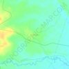 Mappa topografica Kashtagra, altitudine, rilievo
