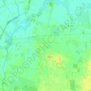 Mappa topografica Halenhorst, altitudine, rilievo