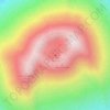 Mappa topografica Alaid, altitudine, rilievo