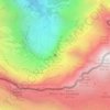 Mappa topografica La Grande Cascade de Gavarnie, altitudine, rilievo