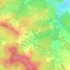 Mappa topografica Caverne, altitudine, rilievo