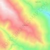 Mappa topografica Cantumarca, altitudine, rilievo