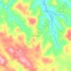 Mappa topografica Tanawan, altitudine, rilievo