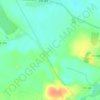 Mappa topografica Алёхино, altitudine, rilievo