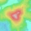 Mappa topografica Cardwell Mountain, altitudine, rilievo