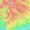 Mappa topografica Ibach, altitudine, rilievo