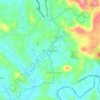Mappa topografica Muttippalam, altitudine, rilievo