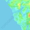 Mappa topografica Le Fort-Bloqué, altitudine, rilievo