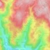 Mappa topografica Montcebroux, altitudine, rilievo