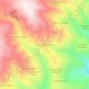 Mappa topografica Tio Cajas Tomaloma, altitudine, rilievo
