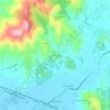 Mappa topografica Collesanto, altitudine, rilievo