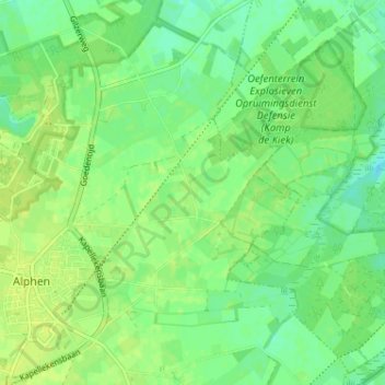 Mappa topografica Looneind, altitudine, rilievo
