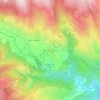 Mappa topografica Molitg-les-Bains, altitudine, rilievo