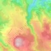 Mappa topografica La Théoule, altitudine, rilievo