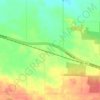 Mappa topografica Cherhill, altitudine, rilievo