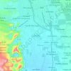 Mappa topografica Cachiche, altitudine, rilievo