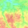Mappa topografica Callac, altitudine, rilievo