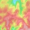 Mappa topografica Les Lavaults, altitudine, rilievo