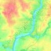 Mappa topografica Le Plessis, altitudine, rilievo