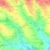 Mappa topografica La Ville ès Bréhons, altitudine, rilievo