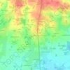 Mappa topografica Malescot, altitudine, rilievo