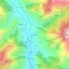 Mappa topografica beleshwar, altitudine, rilievo