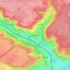 Mappa topografica Bièvres, altitudine, rilievo