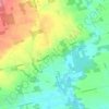 Mappa topografica St George, altitudine, rilievo