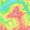 Mappa topografica Les Clédières, altitudine, rilievo