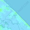 Mappa topografica Waxham, altitudine, rilievo