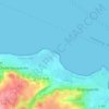 Mappa topografica Le Pré de la Mer, altitudine, rilievo