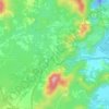 Mappa topografica Bugas-bugas, altitudine, rilievo
