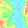Mappa topografica Lidell Corners, altitudine, rilievo